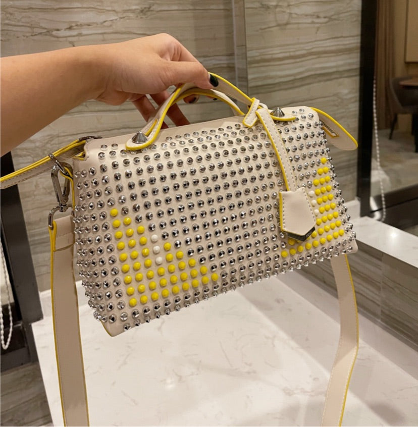 Leather woman Fendi handbag