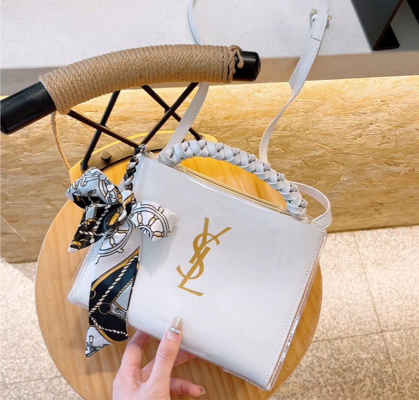 YSL woman shoulder handbag