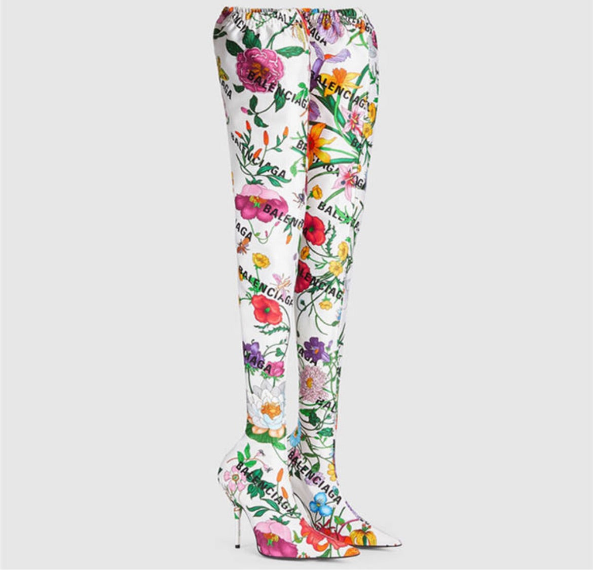 Balenciaga colorful woman boots