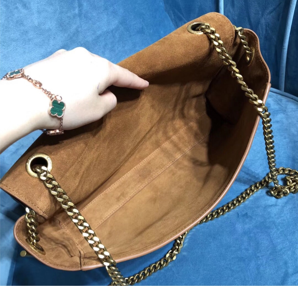 YSL woman shoulder new handbag