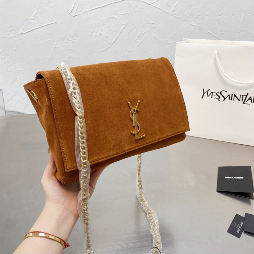 YSL suade woman handbag