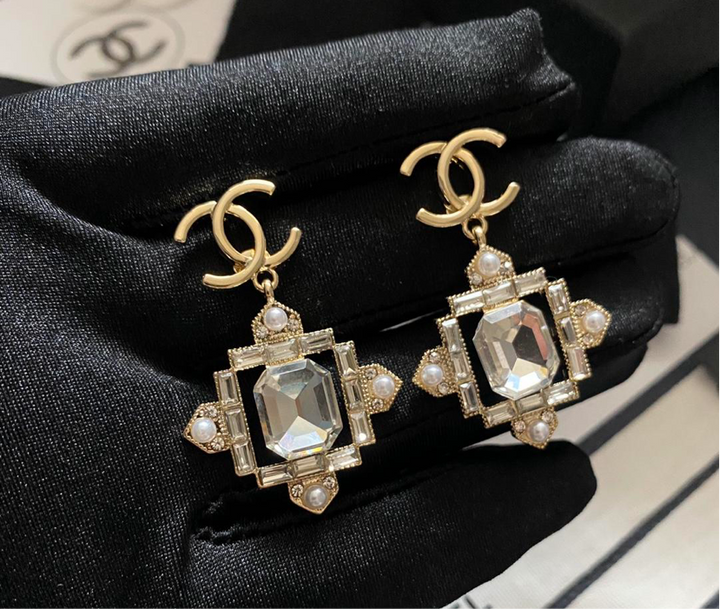 CC Dangle Earrings