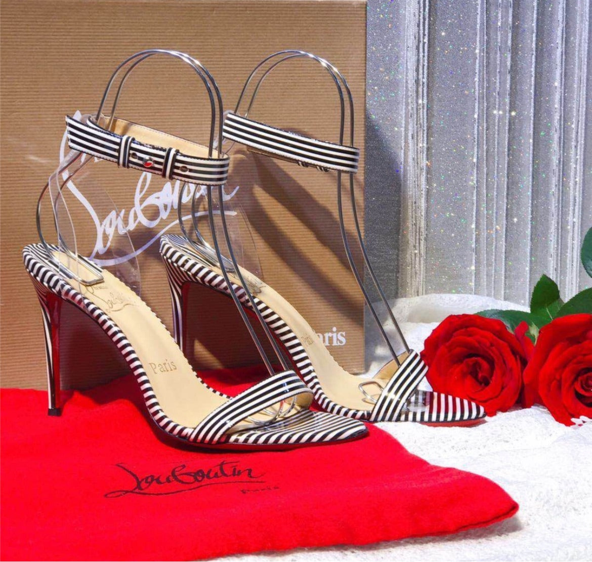 Woman red bottom heel