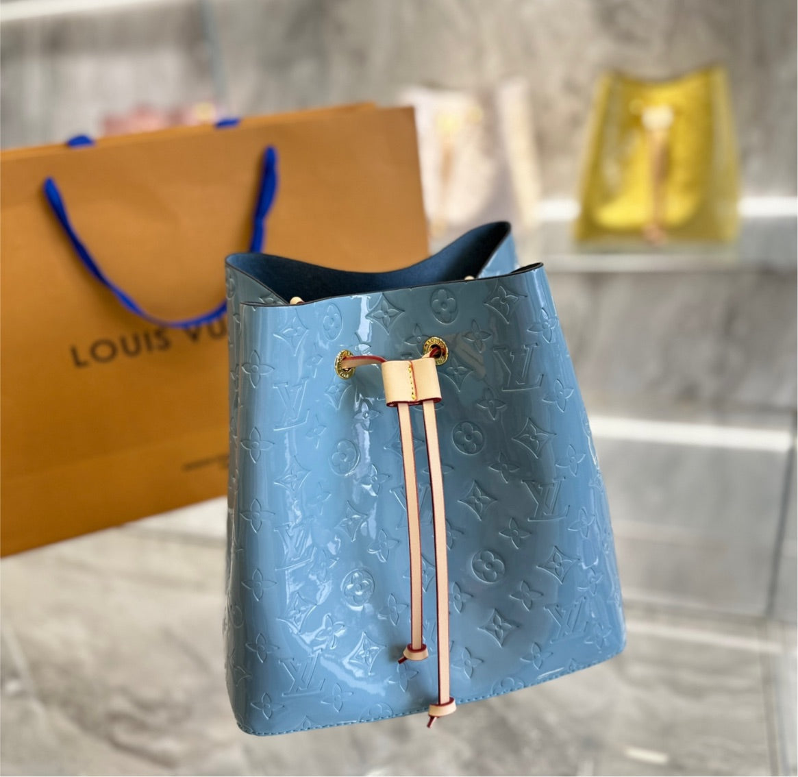 Patten leather LV handbag