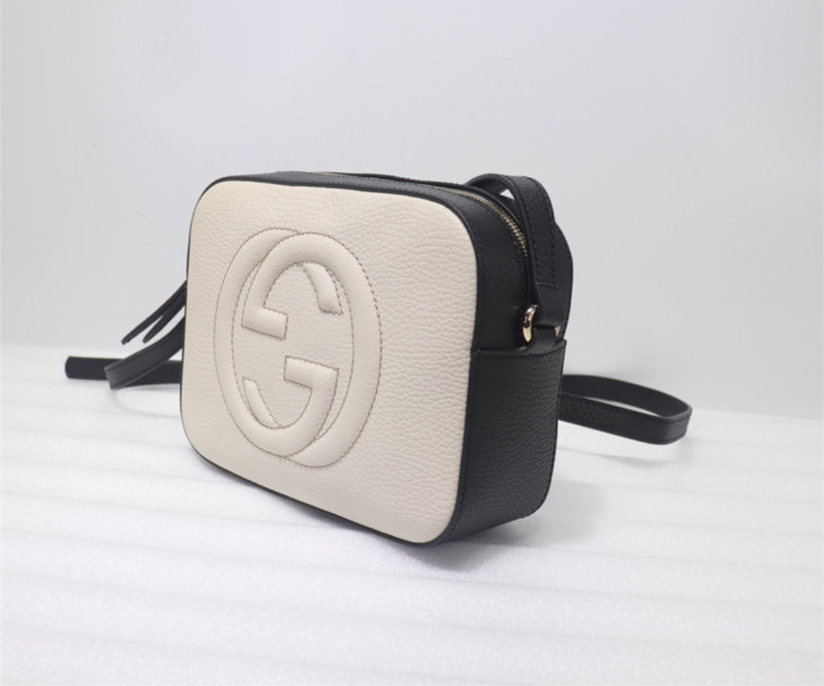 Black/white Gucci crossbody/ handbag