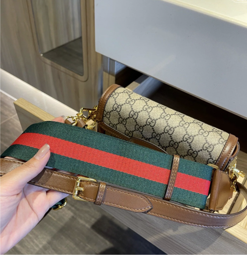 GG leather crossbody