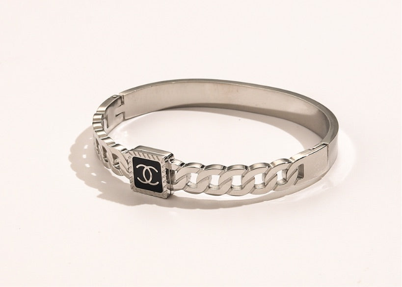 Silver Chanel bracelet