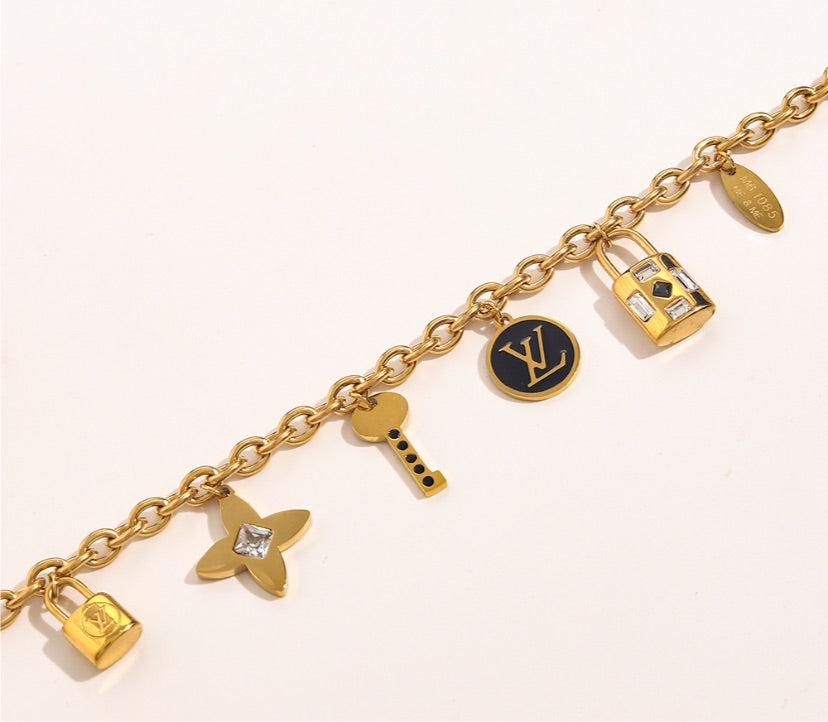 LV charm bracelet