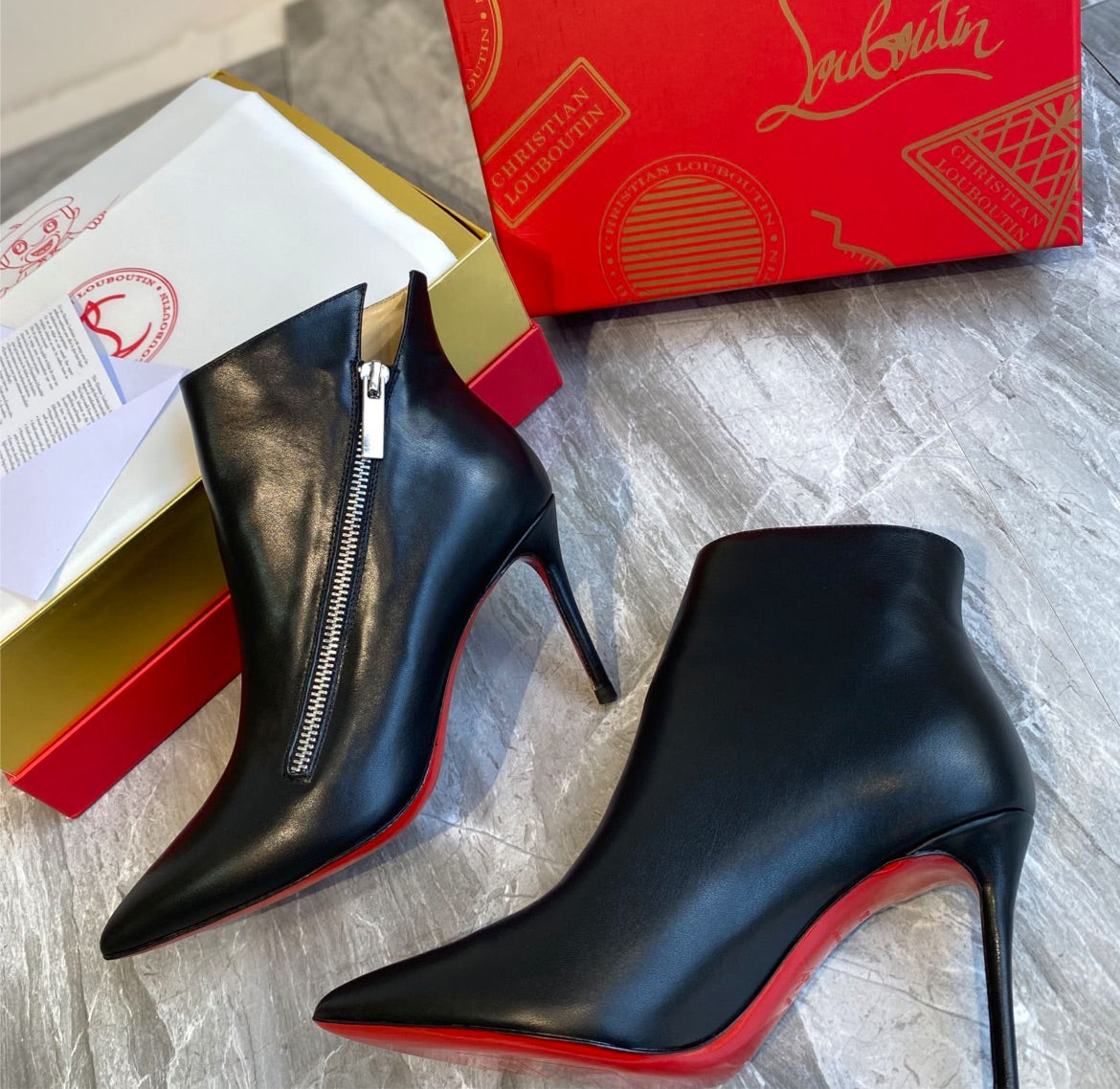 New woman Red bottom heel/bootie