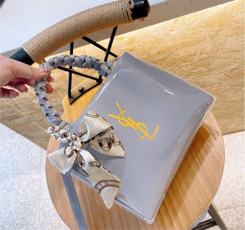 YSL woman shoulder handbag