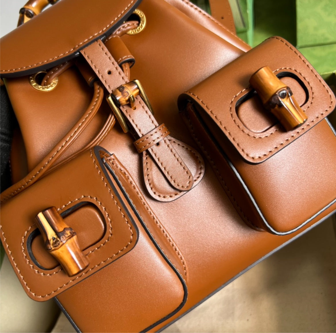 Gucci new Brown Backpack