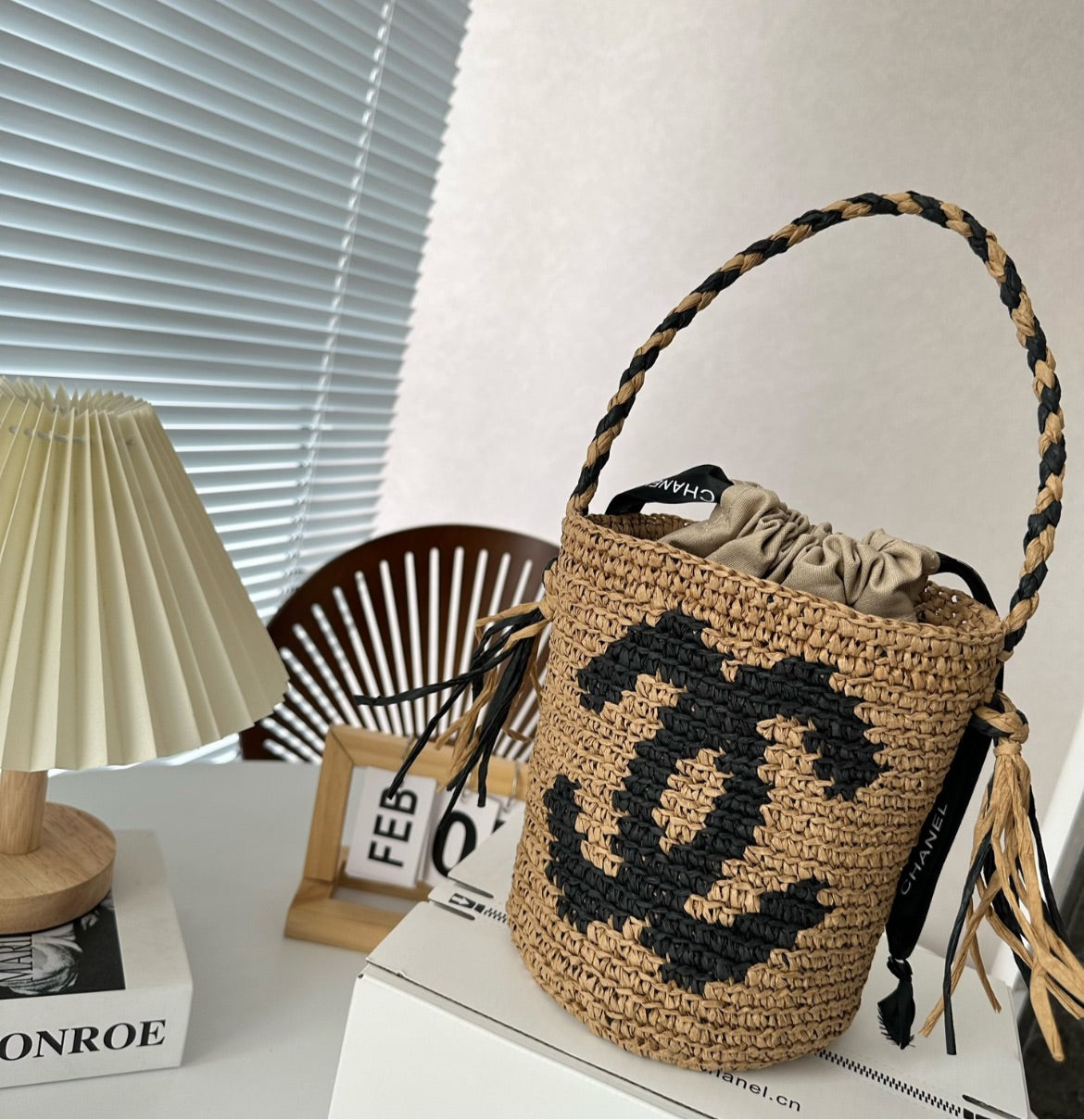 New Woman Straw Chanel handbag