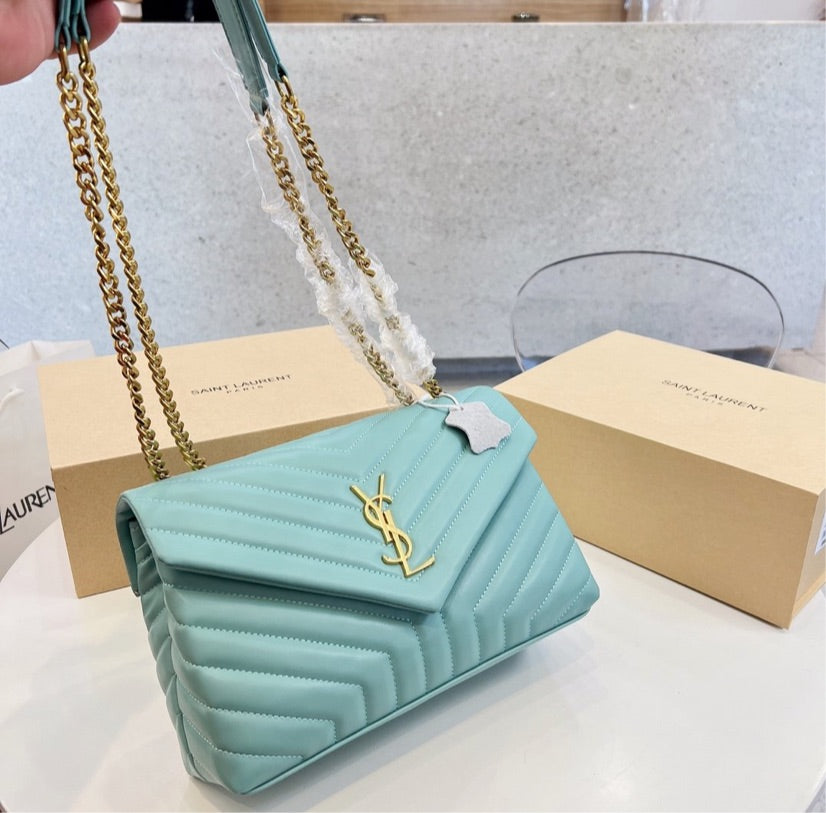 YSL woman spring colors handbag