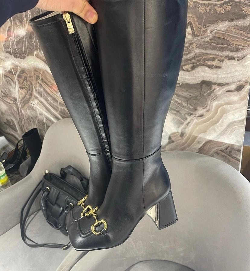 Gucci leather boots