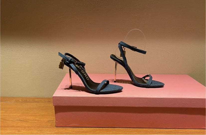Blue Tom Ford woman heel