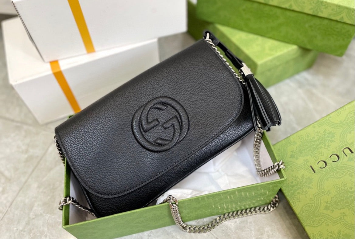 Gucci woman Leather shoulder bag