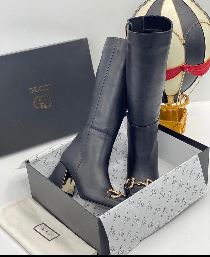 Gucci leather boots
