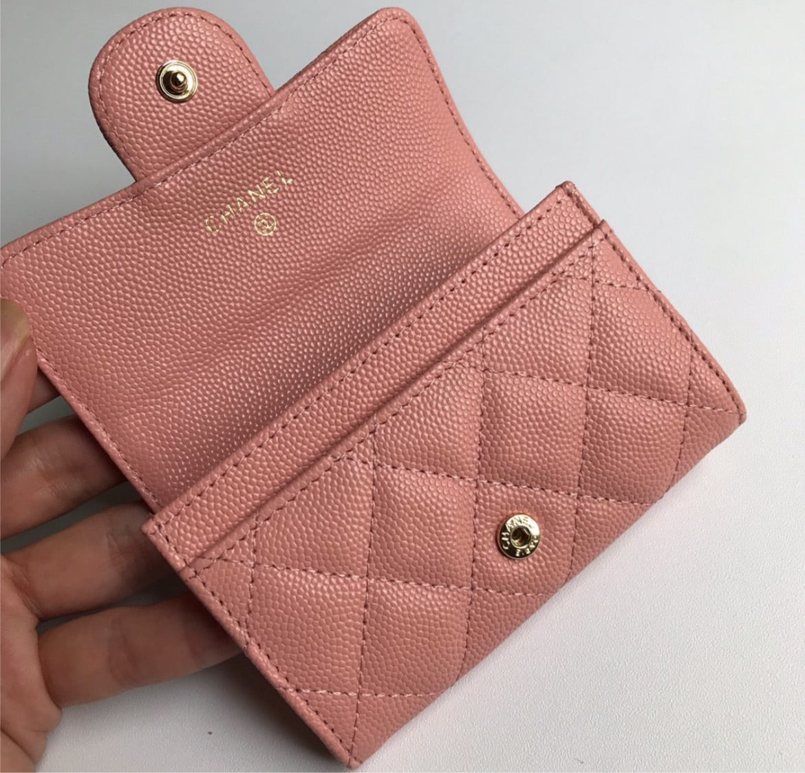 New woman Chanel wallet