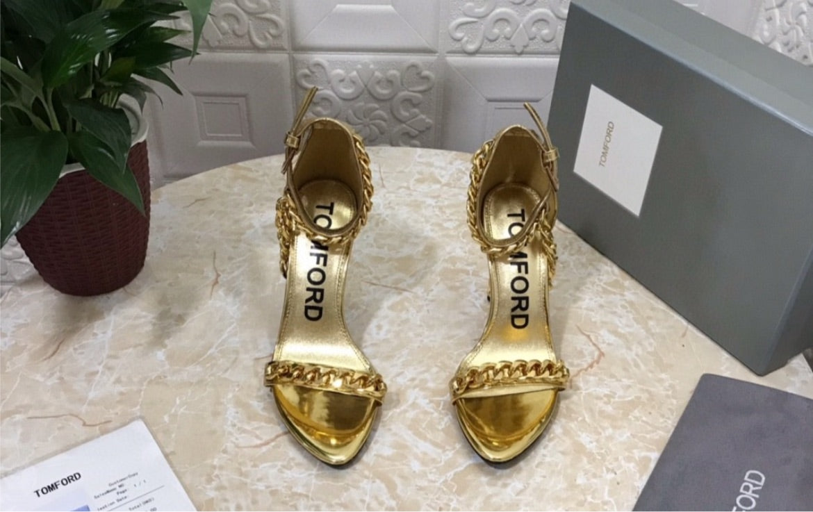 Gold Tom ford woman heel