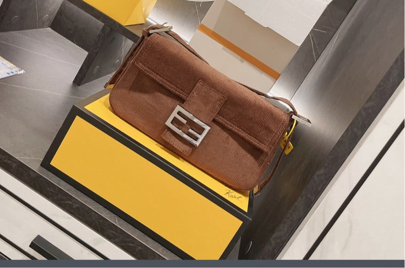 Fendi suede ladies Handbag