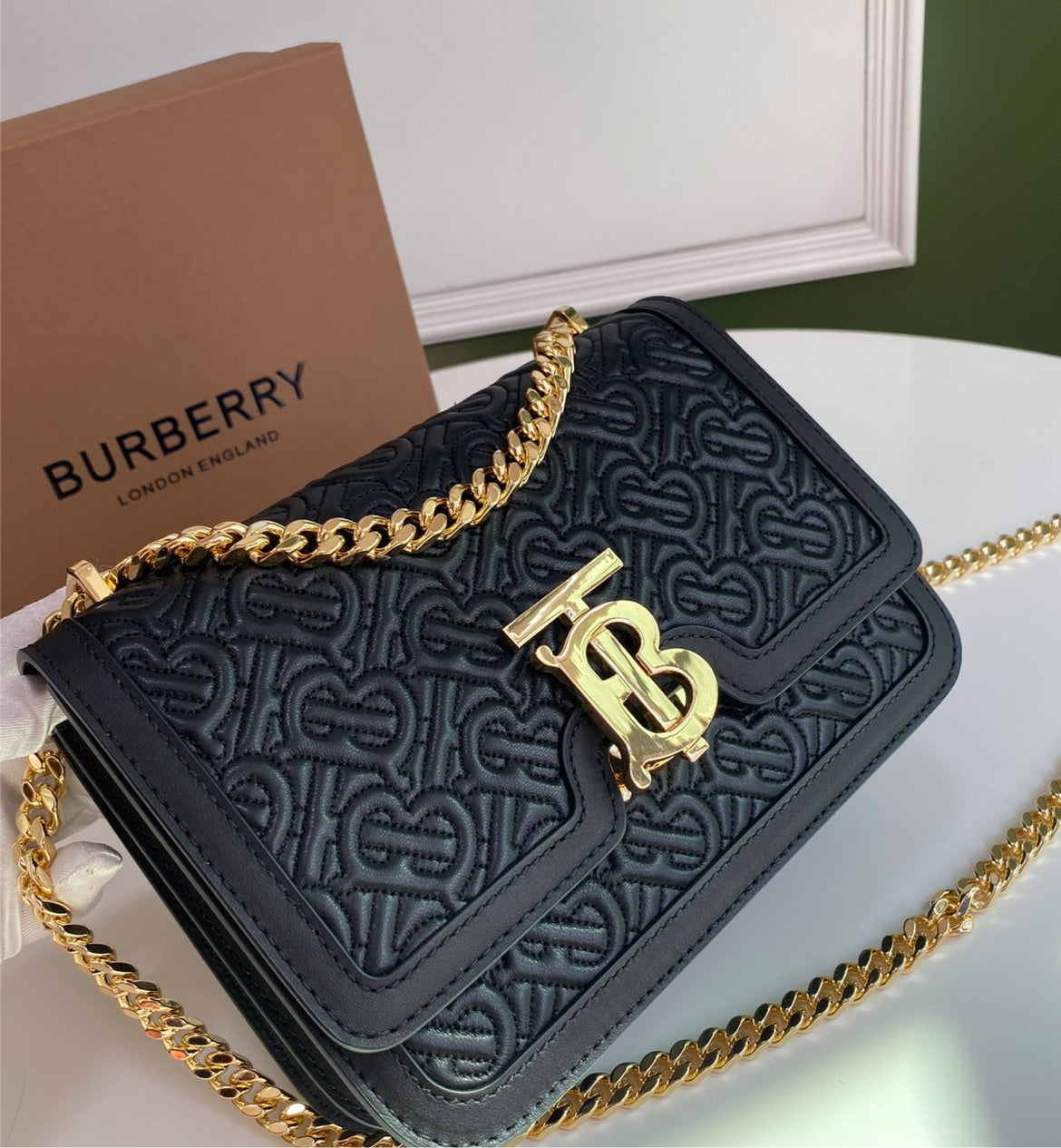 Burberry new woman shoulder handbag