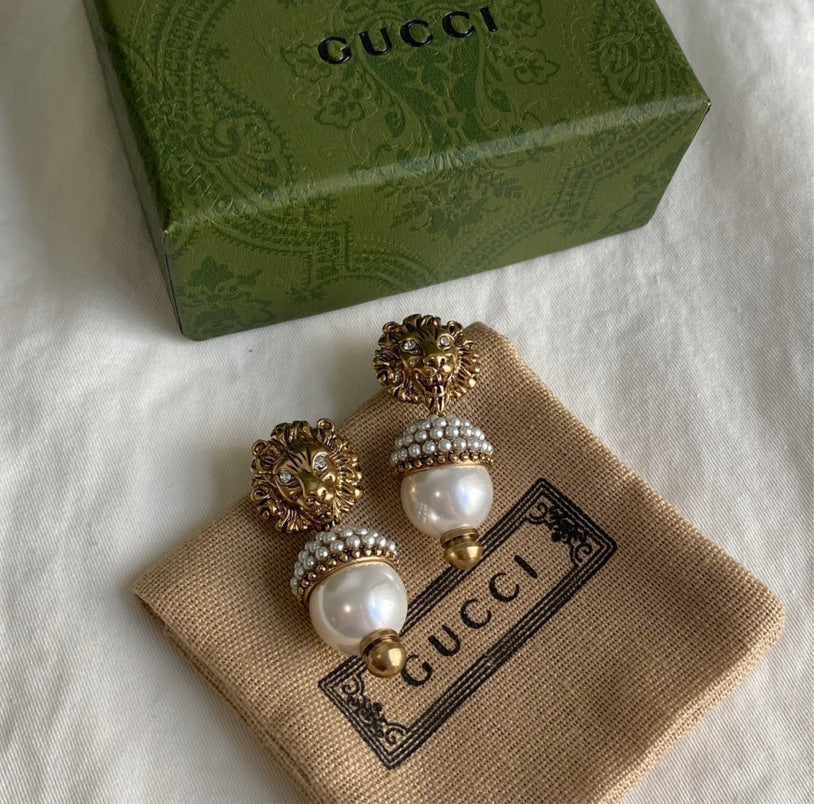 Gucci pearl woman earrings