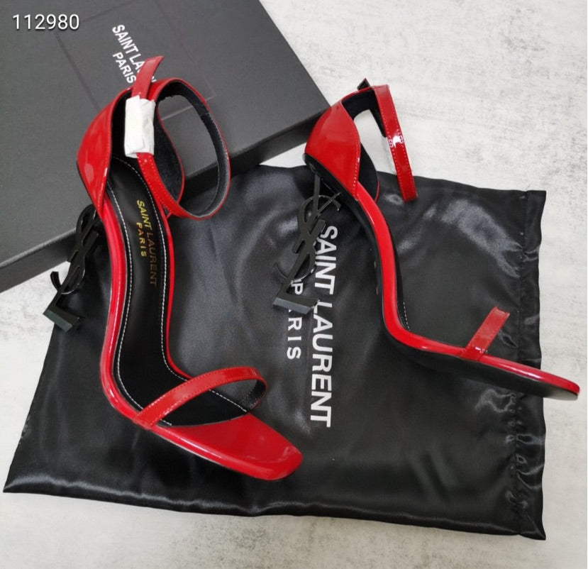 Red YSL woman shoes