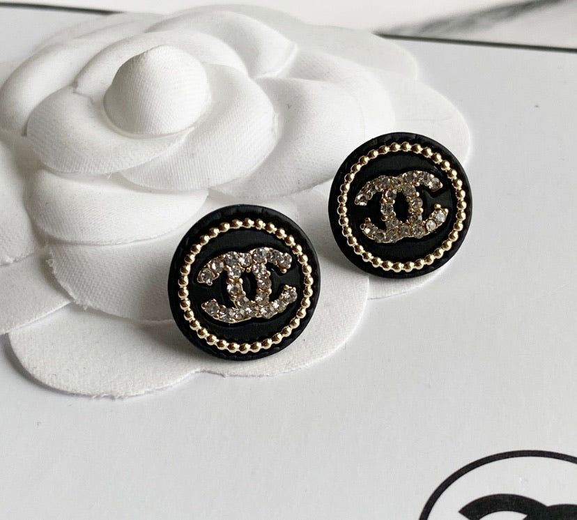 Chanel stud earrings
