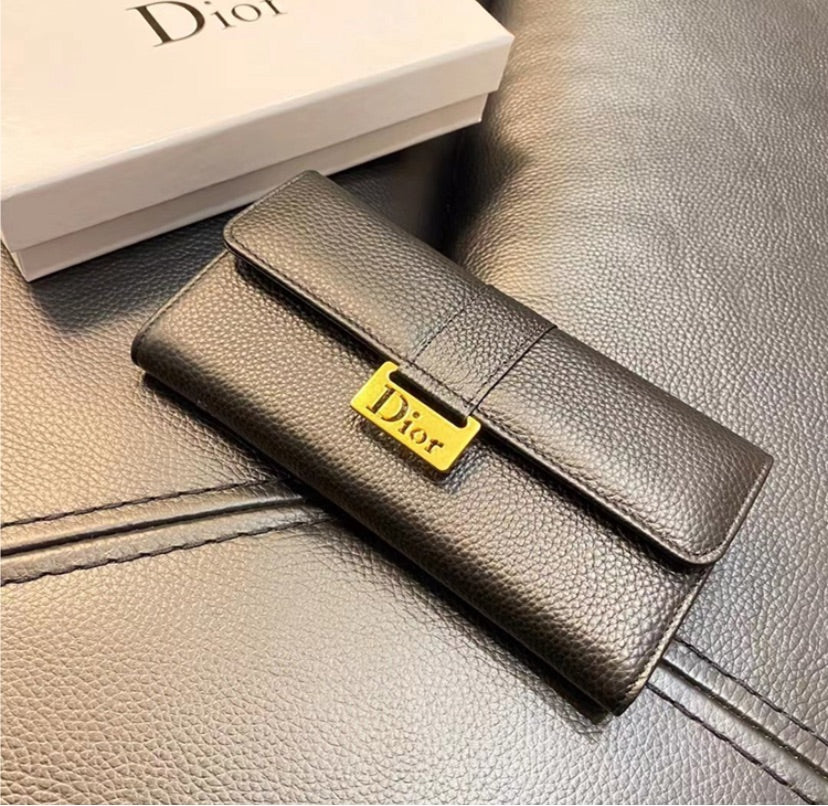 Dior woman leather wallet