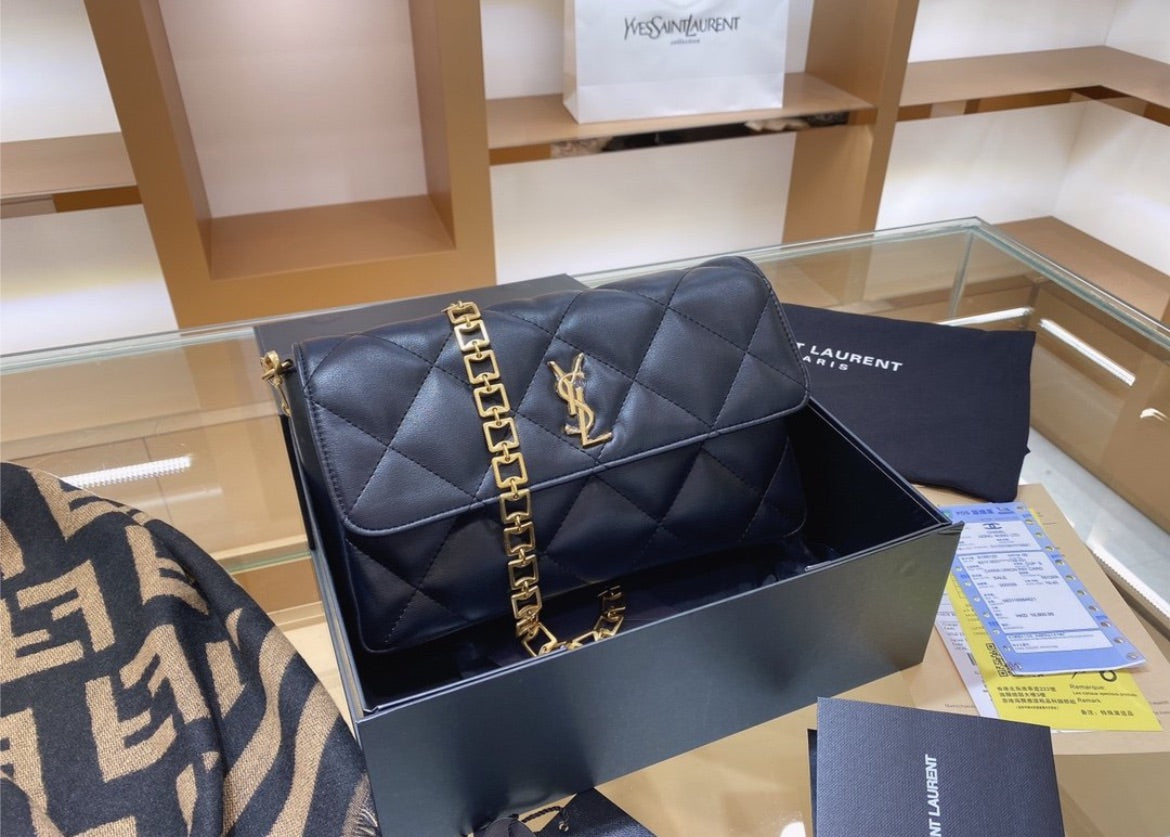 New YSL leather woman handbag