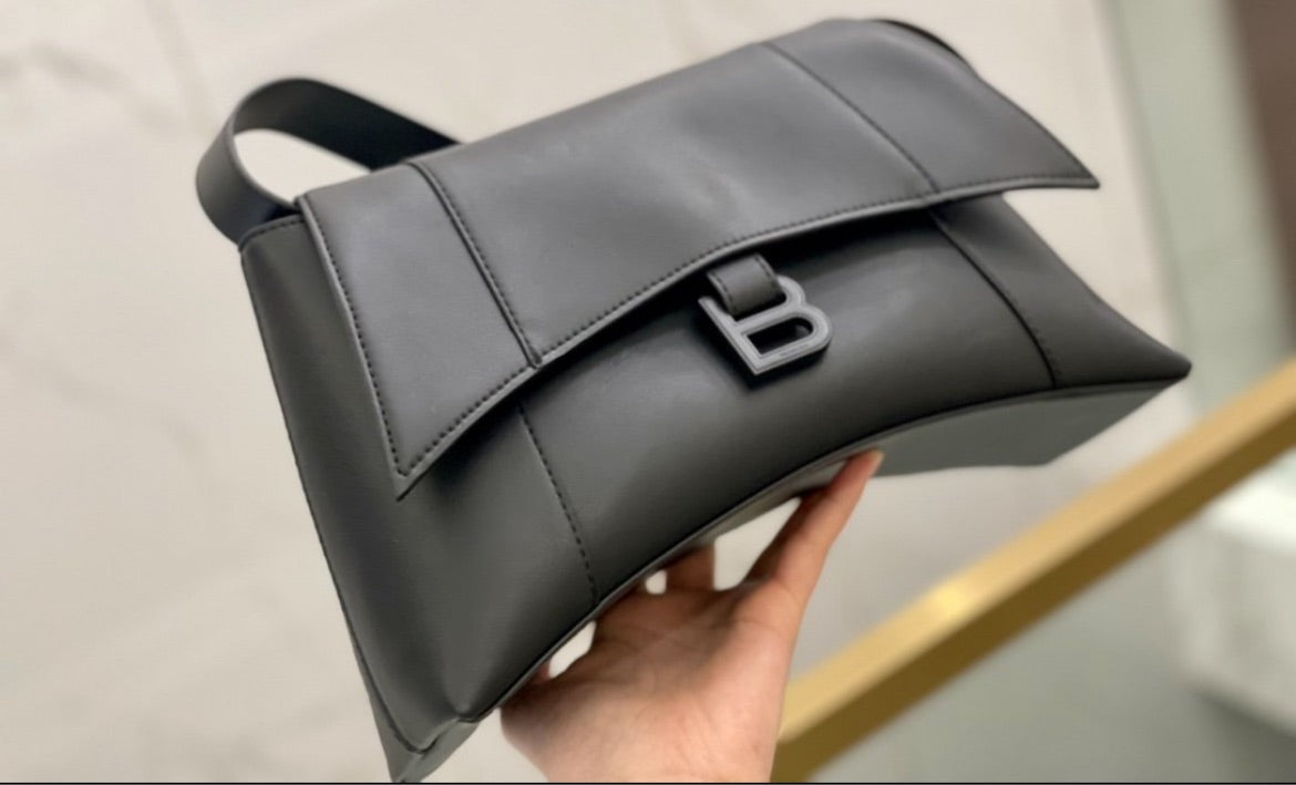 Balenciaga black woman shoulder handbag