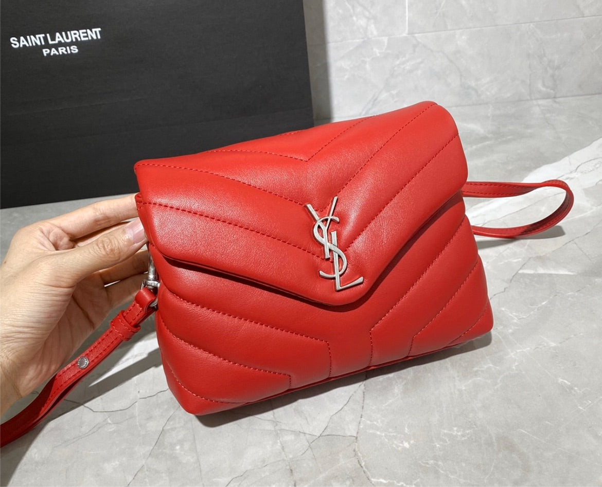 New Red YSL woman handbag