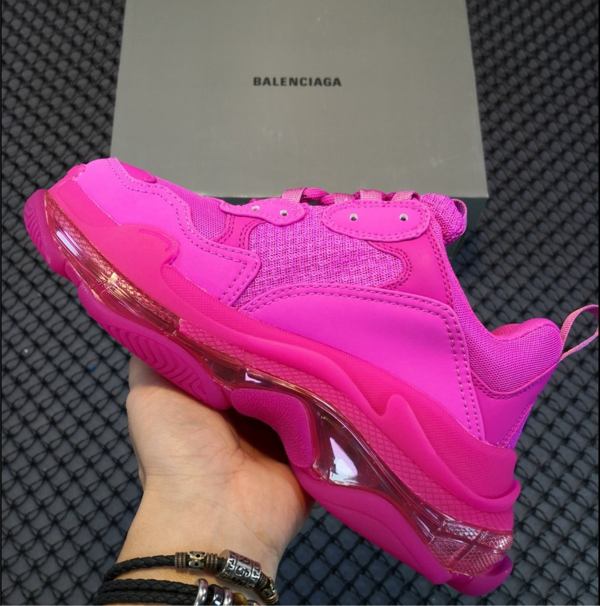 Pink Balenciaga sneaker