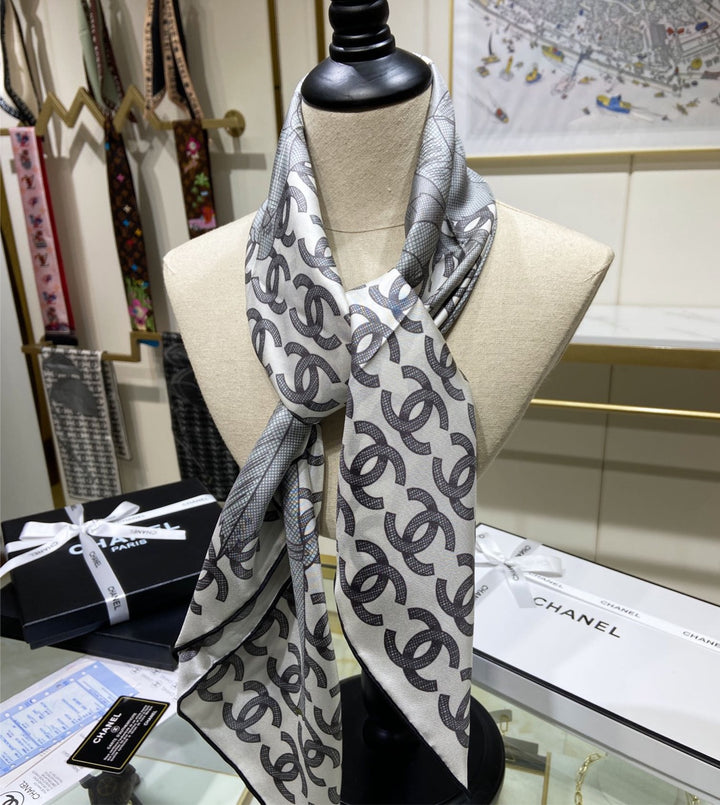 Woman new Chanel scarf