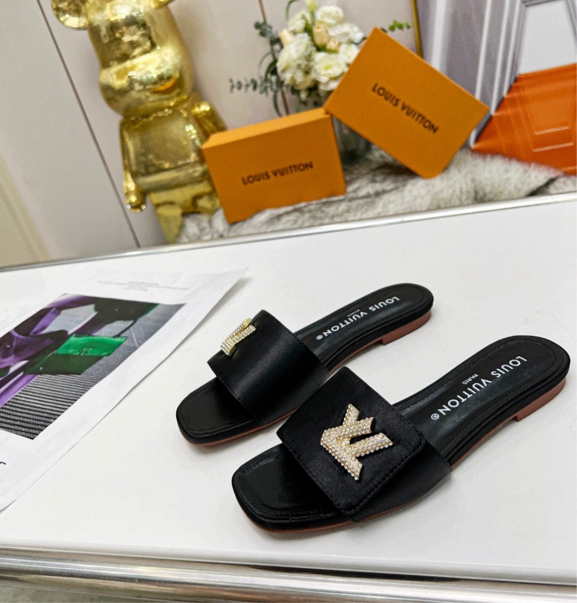 New LV woman sandal/slide