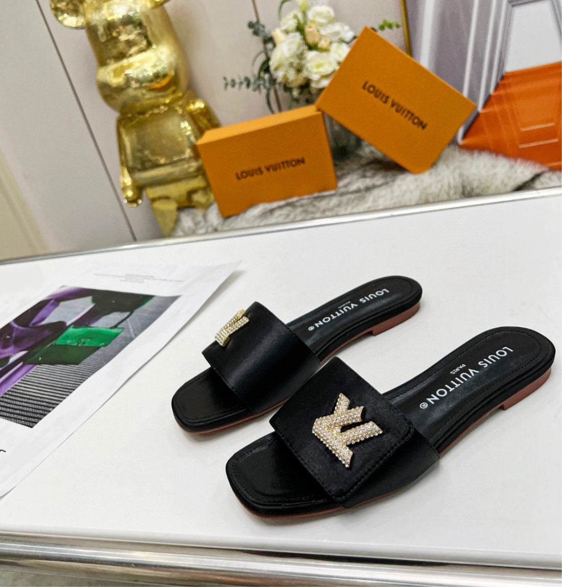 New LV woman sandal/slide