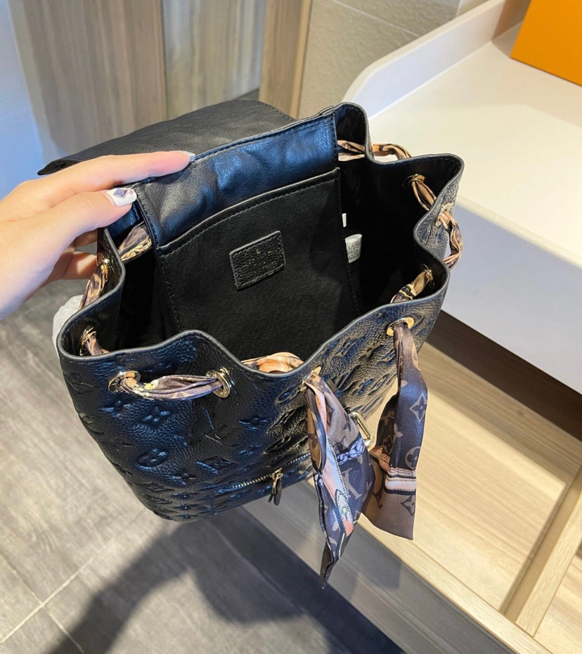 LV black Backpack