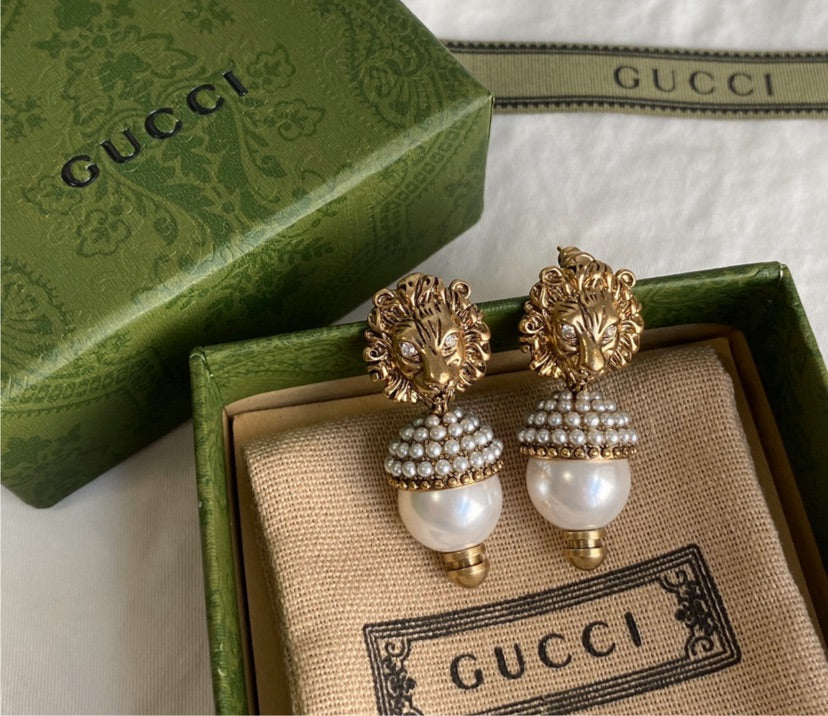 Gucci pearl woman earrings