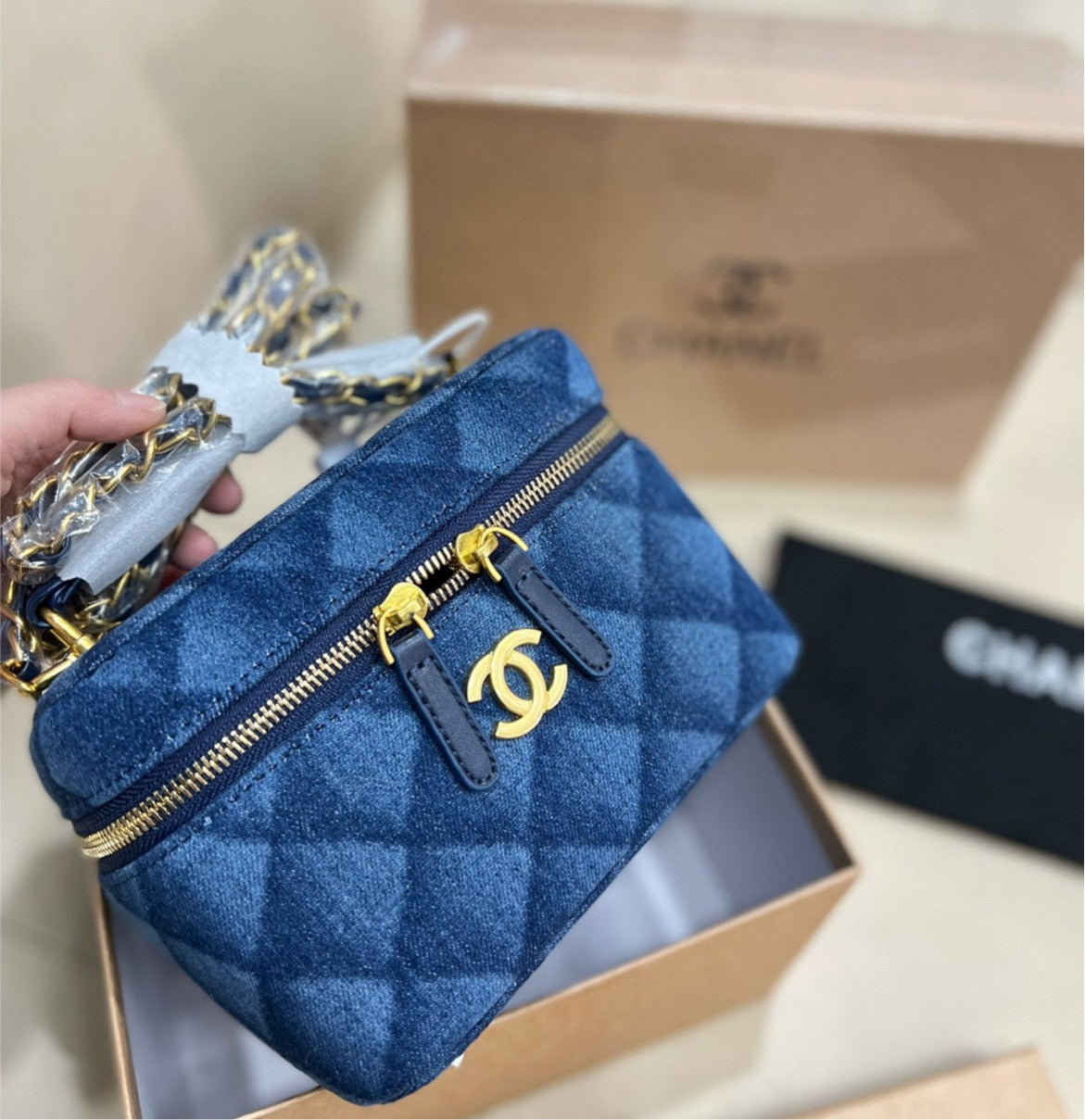 Denim Chanel handbag
