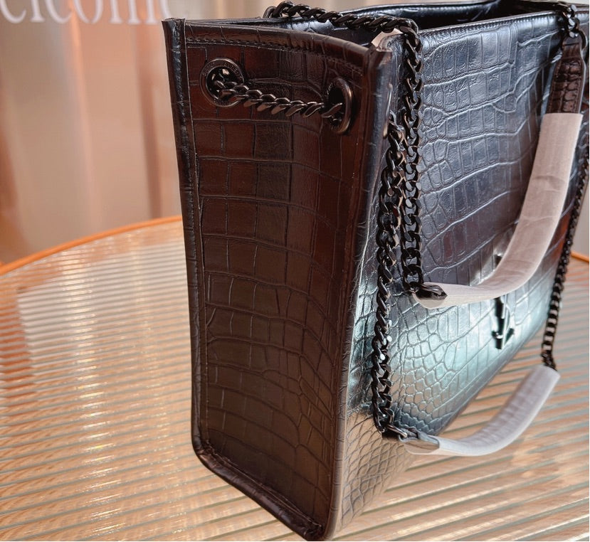 YSL woman Shoulder Black handbag