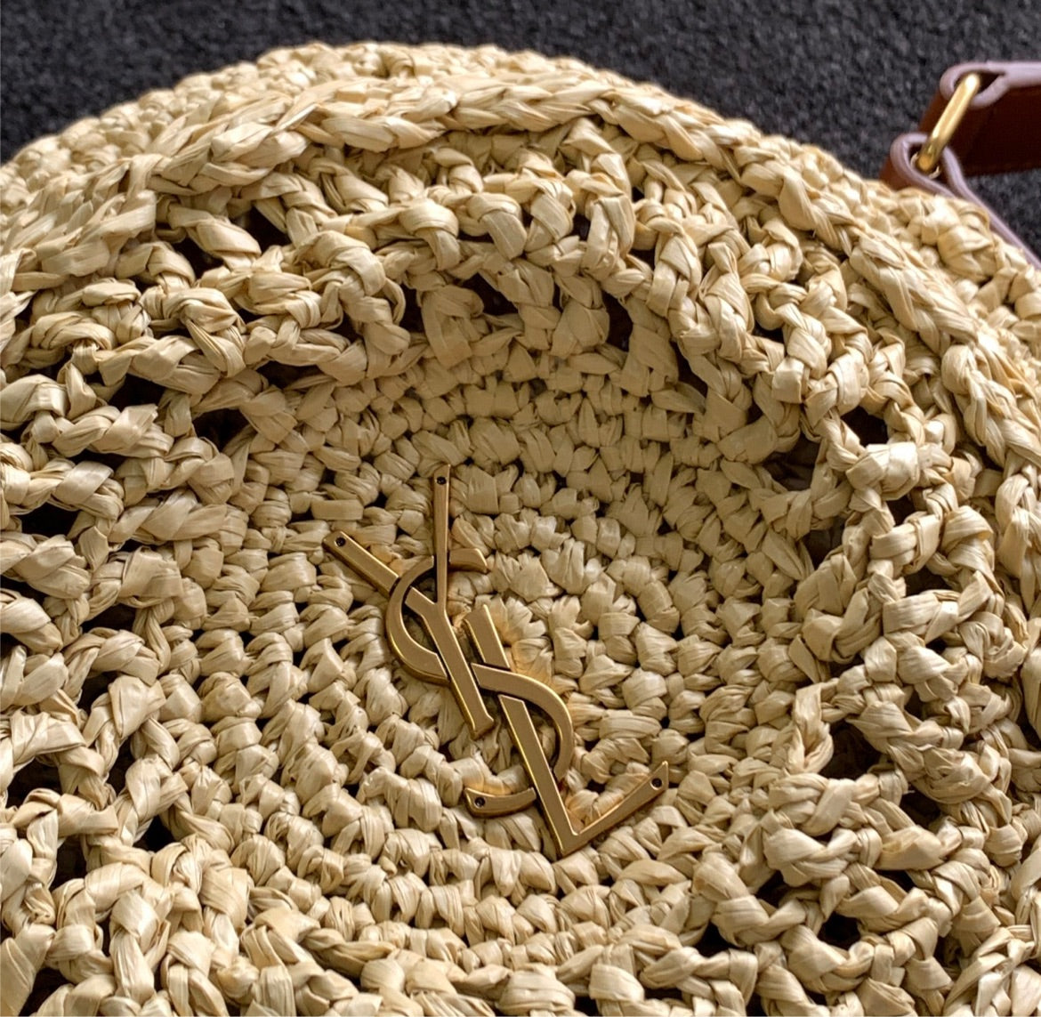 YSL woman circle shape handbag