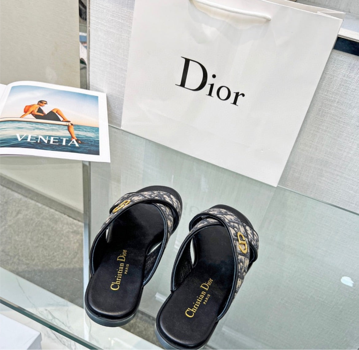 Woman Dior new slide in sandal