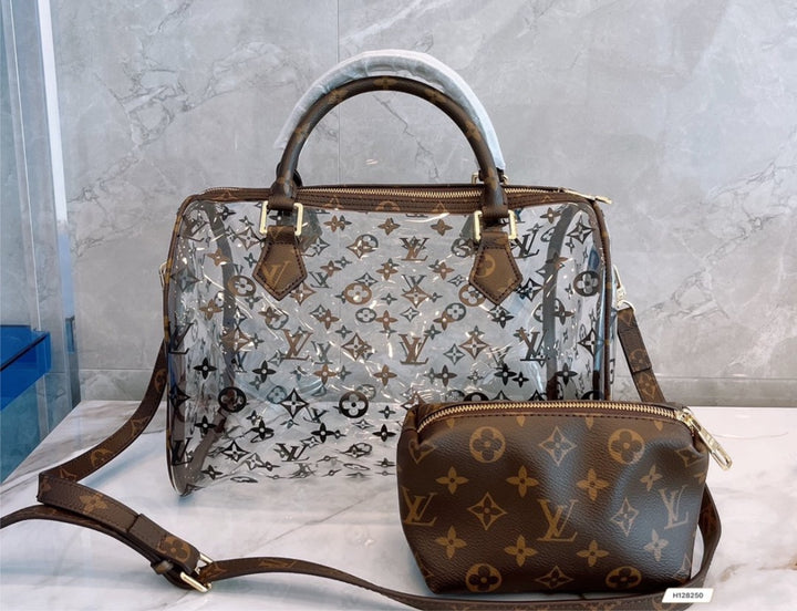 New LV transparent handbag