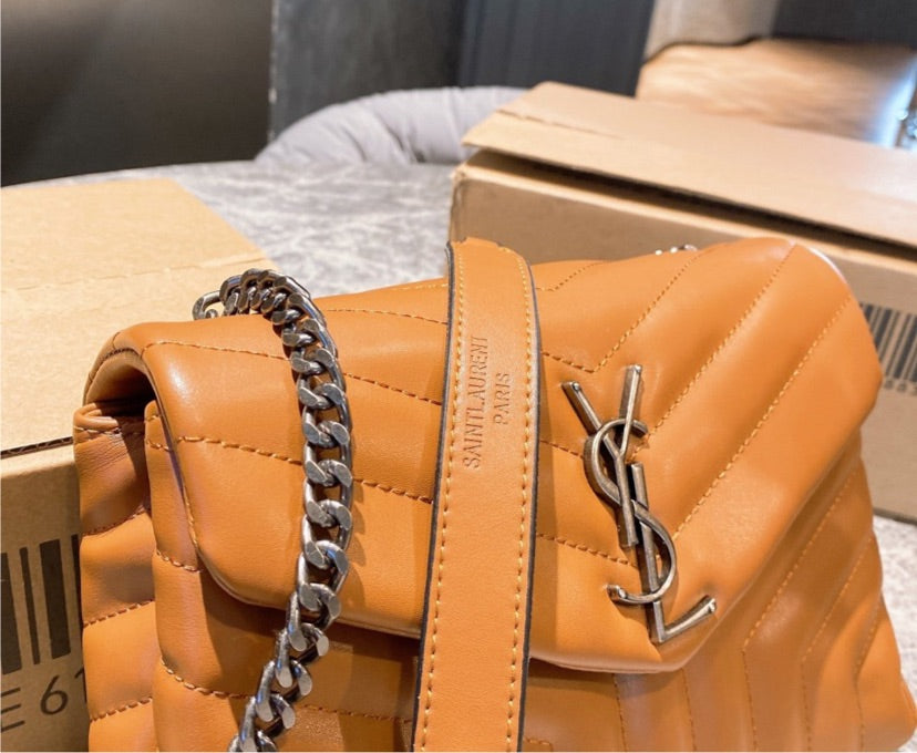 YSL woman shoulder handbag