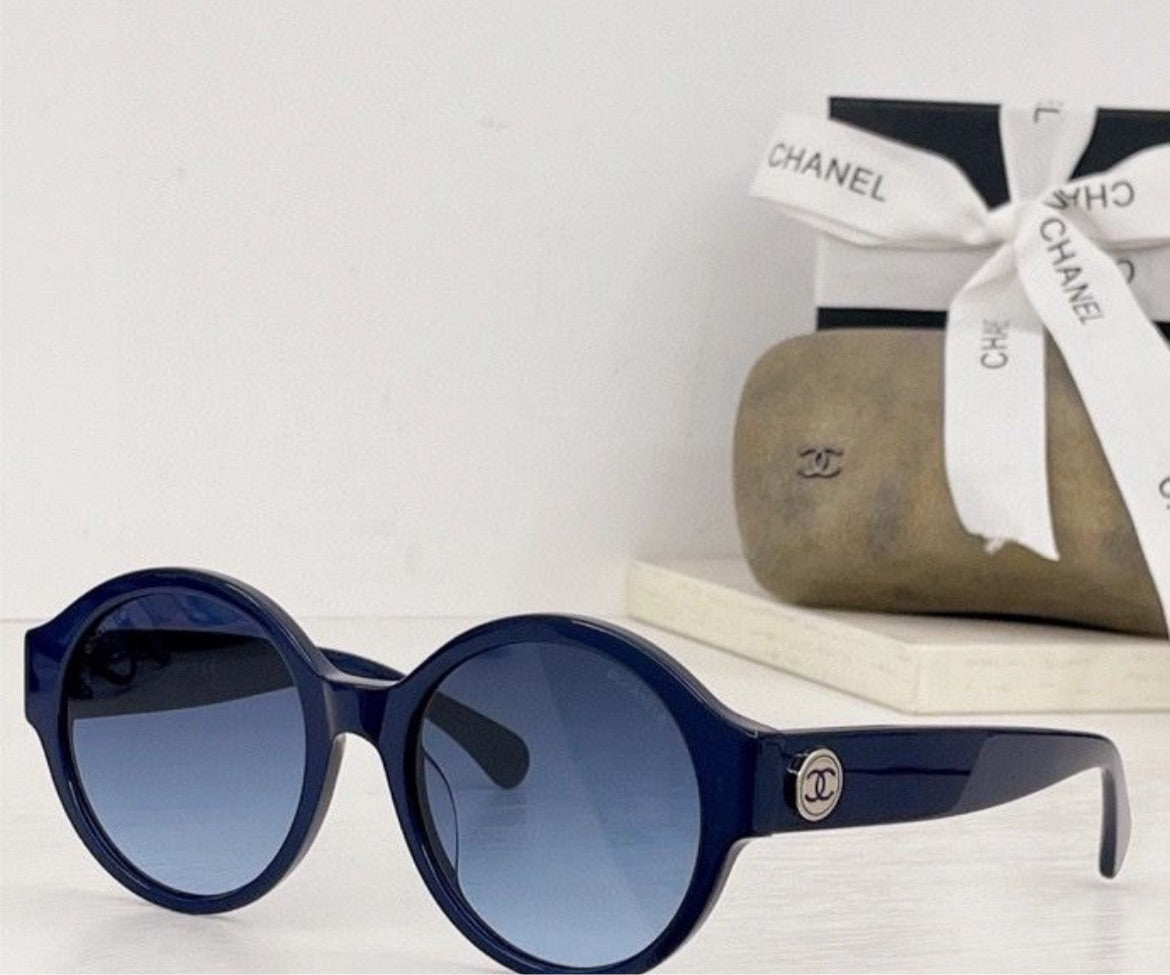 Chanel circle shape sunglasses