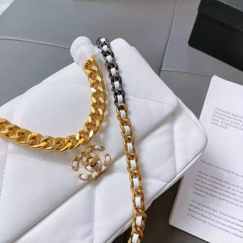 White Luxury Handbag