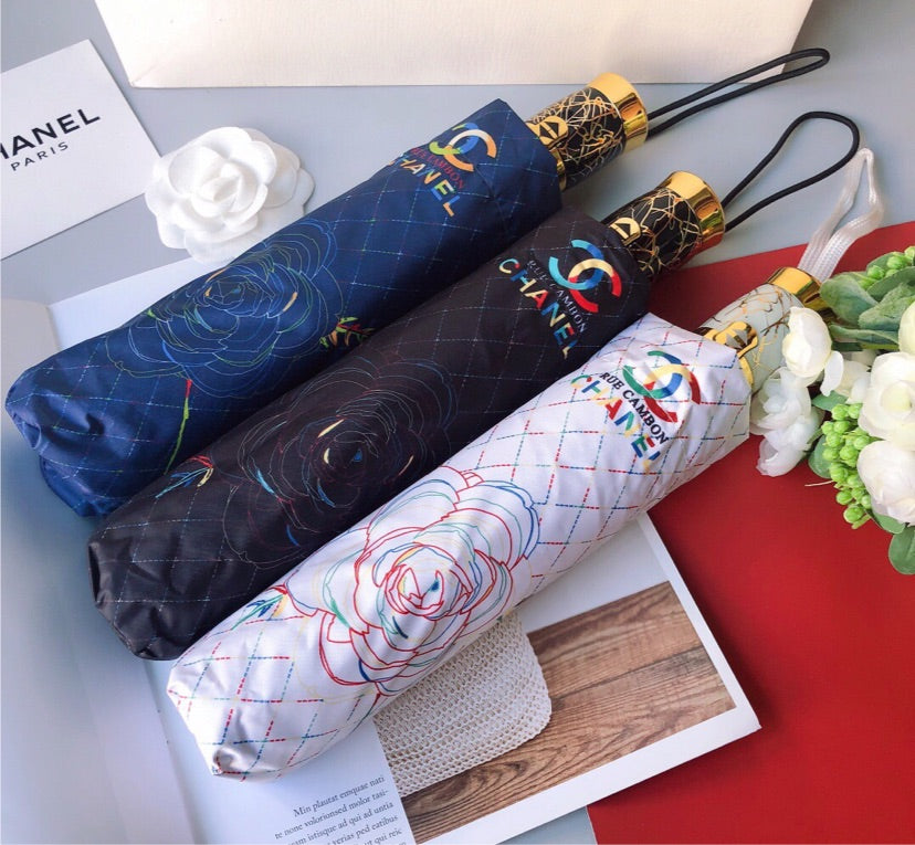 Chanel Blue umbrella