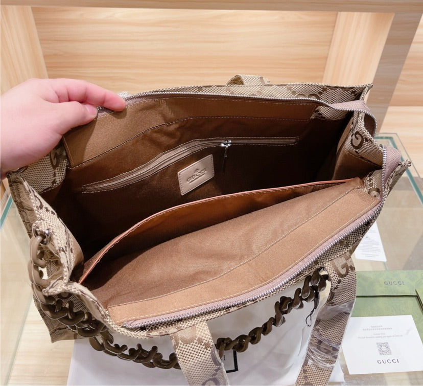 New Brown GUCCI woman Handbag