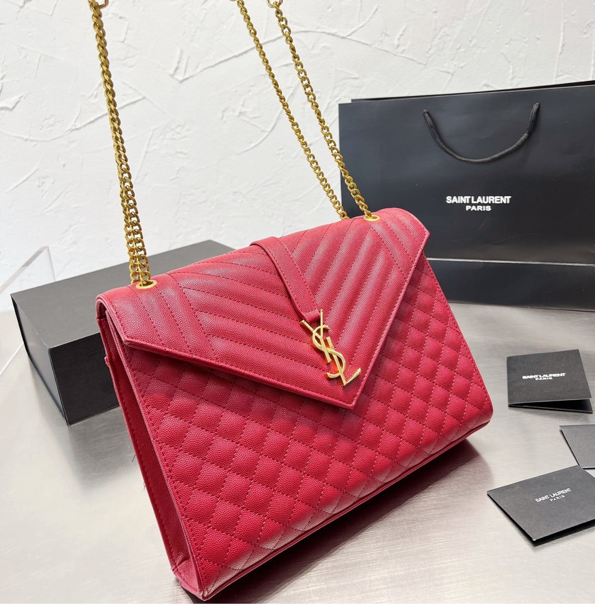 YSL envelope woman handbag
