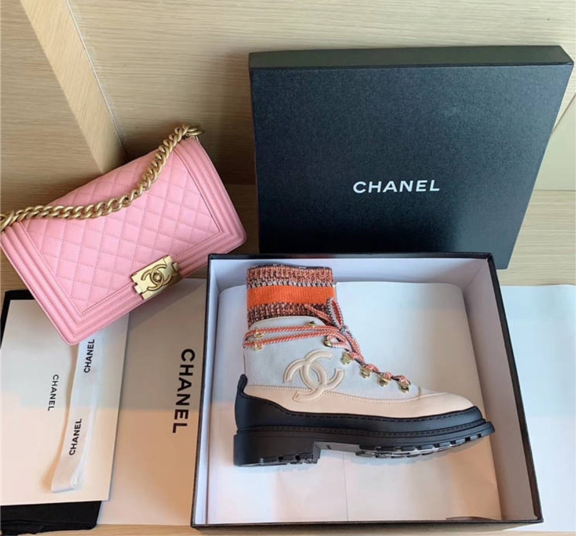 Woman Chanel boots